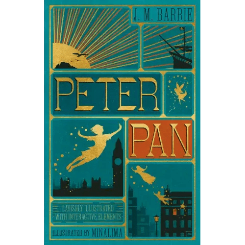 Peter Pan (Minalima Edition) (Lllustrated with Interactive Elements) - Hardcover - iShook Books