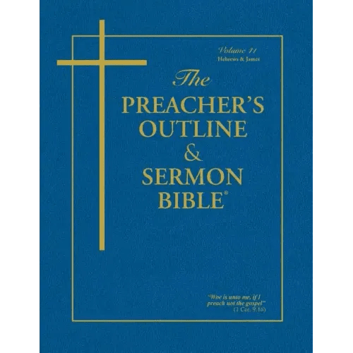 Preacher's Outline & Sermon Bible-KJV-Hebrews-James - Paperback - iShook Books