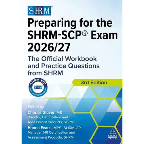 Preparing for the Shrm - Scp(r) Exam 2026/27: The Official Workbook and Practice Questions from Shrm - Paperback - iShook Books