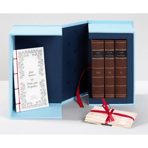 Pride and Prejudice (British Library Deluxe Facsimile Edition): A Novel. in Three Volumes. - Hardcover - iShook Books