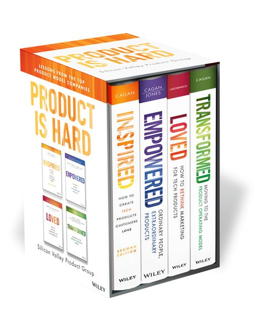 Product Is Hard Svpg Box Set: Includes Inspired, Empowered, Loved, and Transformed - iShook Books