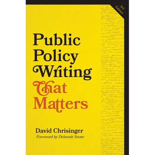 Public Policy Writing That Matters - Paperback - iShook Books