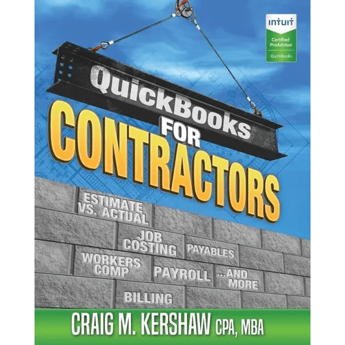 QuickBooks for Contractors - Paperback - iShook Books
