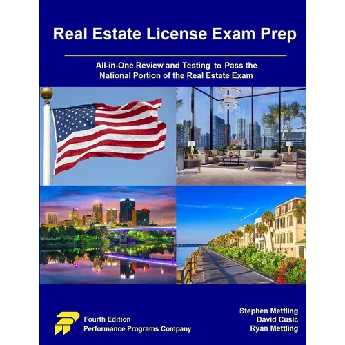 Real Estate License Exam Prep: All-in-One Review and Testing to Pass the National Portion of the Real Estate Exam - Paperback - iShook Books