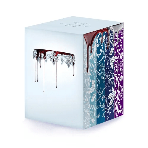Red Queen 10th Anniversary Deluxe 5 - Book Box Set with Stenciled Edges: Red Queen, Glass Sword, King's Cage, War Storm, Broken Throne - Paperback - iShook Books