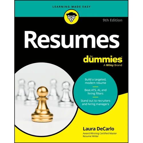 Resumes for Dummies - Paperback - iShook Books