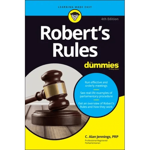 Robert's Rules for Dummies - Paperback - iShook Books