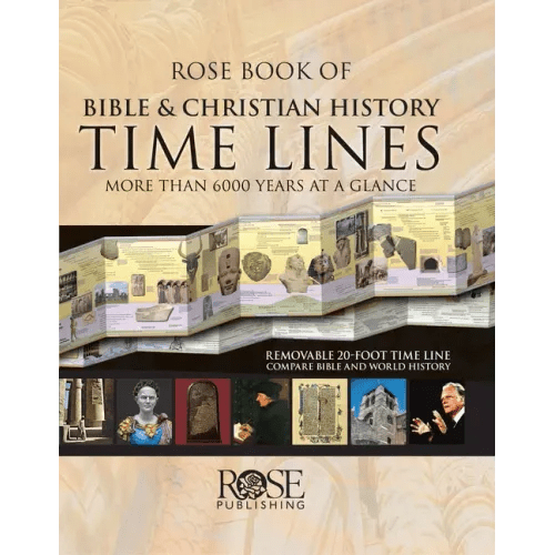 Rose Book of Bible and Christian History Time Lines: More Than 6000 Years at a Glance - Hardcover - iShook Books