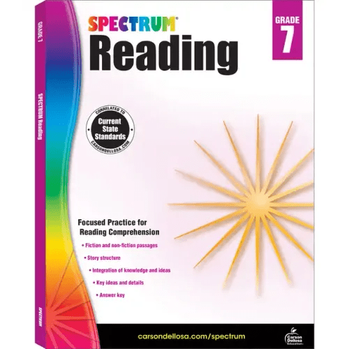 Spectrum Reading Workbook, Grade 7: Volume 105 - Paperback - iShook Books