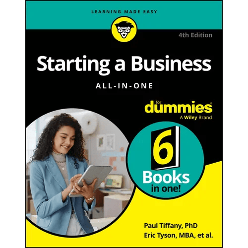 Starting a Business All - In - One for Dummies - Paperback - iShook Books
