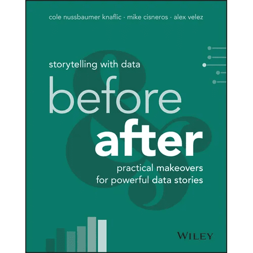 Storytelling with Data: Before and After - Practical Makeovers for Powerful Data Stories - Paperback - iShook Books