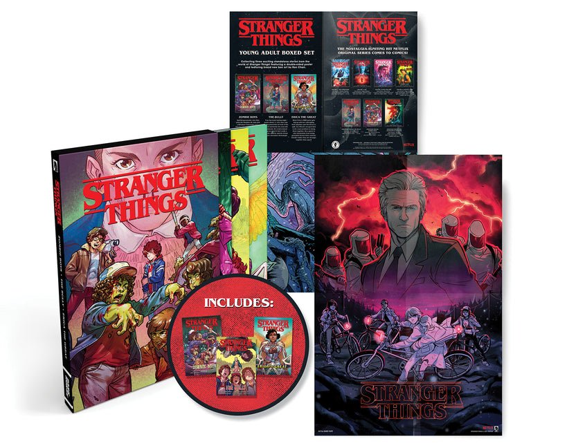 Stranger Things Graphic Novel Boxed Set (Zombie Boys, the Bully, Erica the Great) - iShook Books