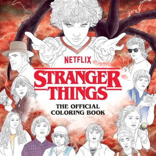 Stranger Things: The Official Coloring Book - Paperback - iShook Books