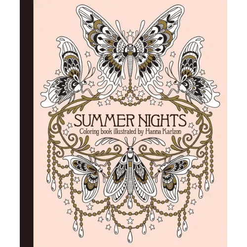 Summer Nights Coloring Book: Originally Published in Sweden as Sommarnatt - Hardcover - iShook Books