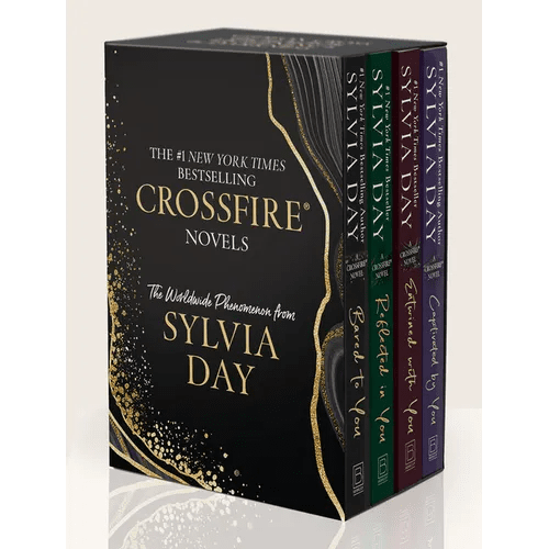 Sylvia Day Crossfire Series 4-Volume Boxed Set: Bared to You/Reflected in You/Entwined with You/Captivated by You - Paperback - iShook Books
