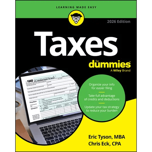 Taxes for Dummies, 2026 Edition - Paperback - iShook Books