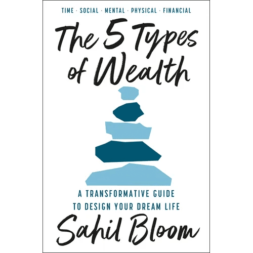 The 5 Types of Wealth: A Transformative Guide to Design Your Dream Life - Hardcover - iShook Books
