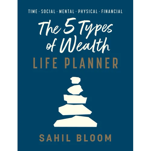 The 5 Types of Wealth Life Planner - Hardcover - iShook Books