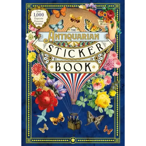 The Antiquarian Sticker Book: Over 1,000 Exquisite Victorian Stickers - Hardcover - iShook Books