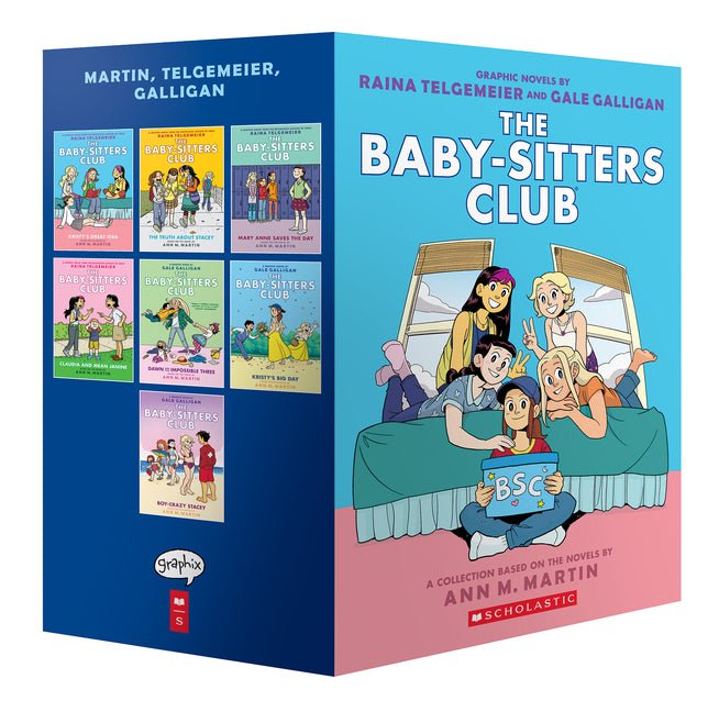 The Baby-Sitters Club 1-7 Graphic Novel Box Set - iShook Books