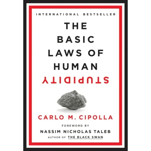 The Basic Laws of Human Stupidity - Hardcover - iShook Books