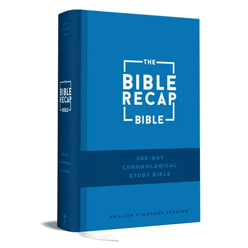 The Bible Recap 365 - Day Chronological Study Bible: English Standard Version - Hardcover - iShook Books
