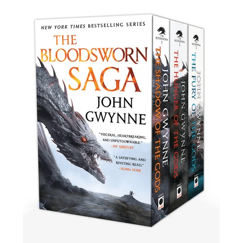 The Bloodsworn Saga Boxed Set: The Shadow of the Gods, the Hunger of the Gods, the Fury of the Gods - Paperback - iShook Books