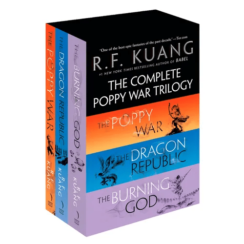 The Complete Poppy War Trilogy Boxed Set: The Poppy War / The Dragon Republic / The Burning God - Paperback - iShook Books