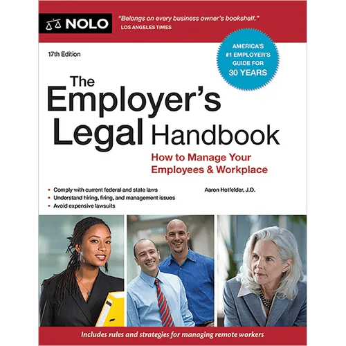 The Employer's Legal Handbook: How to Manage Your Employees & Workplace - Paperback - iShook Books
