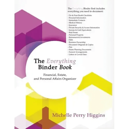 The Everything Binder Book: Financial, Estate, and Personal Affairs Organizer - Paperback - iShook Books