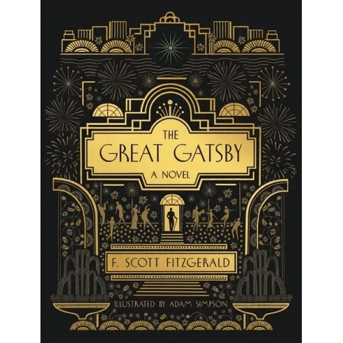 The Great Gatsby: A Novel: Illustrated Edition - Hardcover - iShook Books