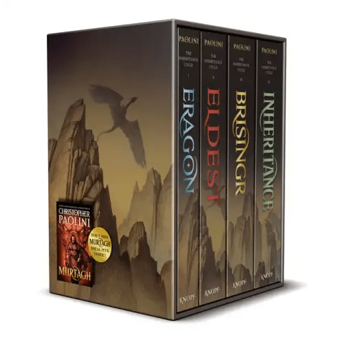 The Inheritance Cycle 4 - Book Trade Paperback Boxed Set: Eragon; Eldest; Brisingr; Inheritance - Paperback - iShook Books