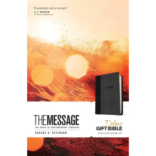 The Message Deluxe Gift Bible: The Bible in Contemporary Language - Imitation Leather - iShook Books