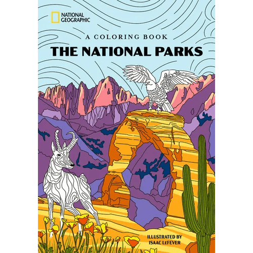 The National Parks: A Coloring Book - Paperback - iShook Books