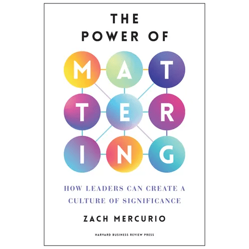 The Power of Mattering: How Leaders Can Create a Culture of Significance - Hardcover - iShook Books