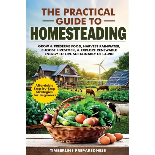 The Practical Guide to Homesteading: Affordable Step - by - Step Strategies for Beginners - Grow & Preserve Food, Harvest Rainwater, Choose Livestock, Explo - Paperback - iShook Books