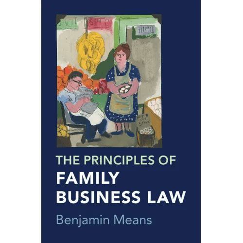 The Principles of Family Business Law - Hardcover - iShook Books