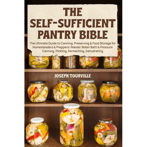 The Self - Sufficient Pantry Bible: The Ultimate Guide to Canning, Preserving & Food Storage for Homesteaders & Preppers Master Water Bath & Pressure Ca - Paperback - iShook Books