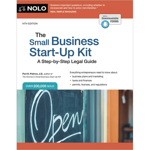 The Small Business Start - Up Kit: A Step - By - Step Legal Guide - Paperback - iShook Books