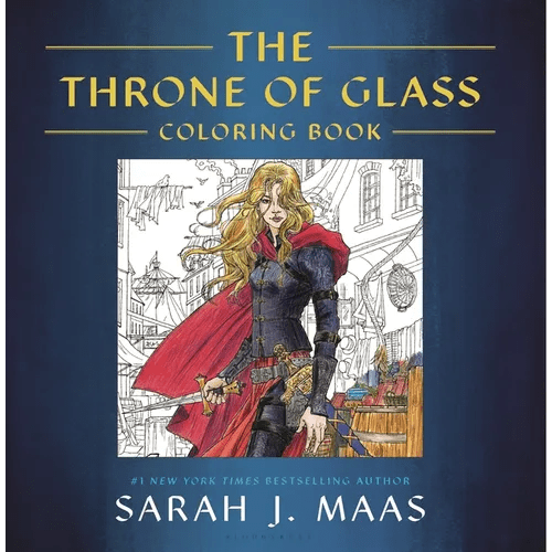 The Throne of Glass Coloring Book - Paperback - iShook Books