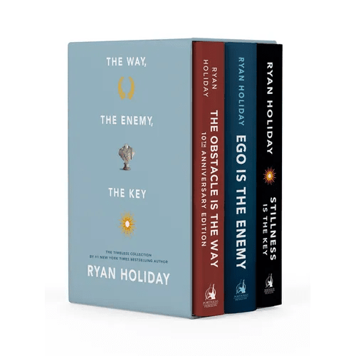 The Way, the Enemy, and the Key: A Boxed Set of the Obstacle Is the Way, Ego Is the Enemy & Stillness Is the Key - Hardcover - iShook Books
