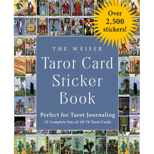 The Weiser Tarot Card Sticker Book: Includes Over 2,500 Stickers (32 Complete Sets of All 78 Tarot Cards) - Perfect for Tarot Journaling - Paperback - iShook Books