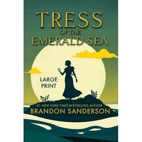 Tress of the Emerald Sea: A Large Print Cosmere Novel - Hardcover - iShook Books