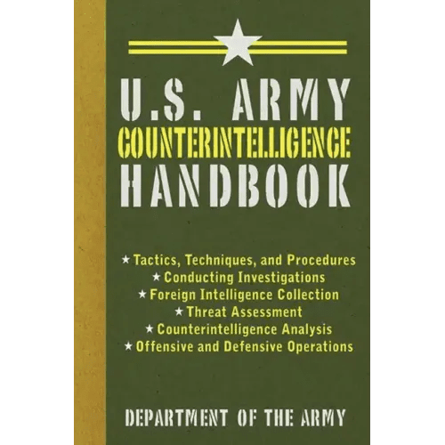 U.S. Army Counterintelligence Handbook - Paperback - iShook Books