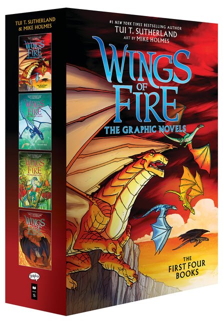 Wings of Fire 1-4: A Graphic Novel Box Set (Wings of Fire Graphic Novels 1-4) - iShook Books